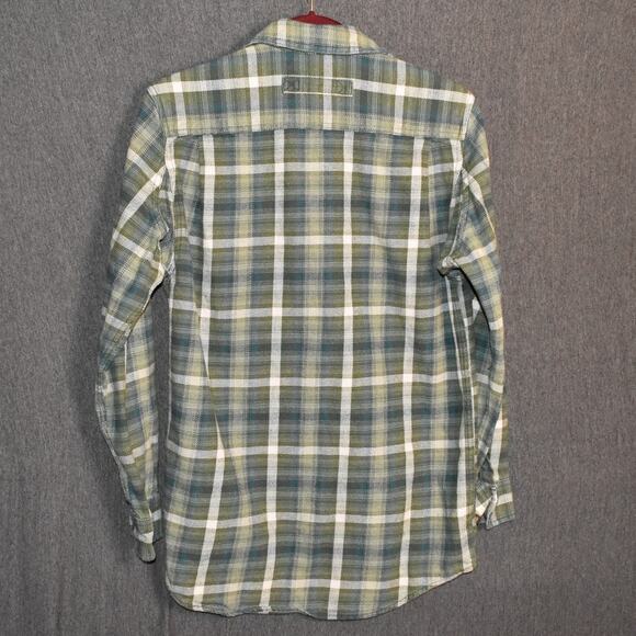 Duluth Trading Co. Trim Fit Men's Small Heavy Flannel Work Shirt Long Sleeve - Picture 3 of 7
